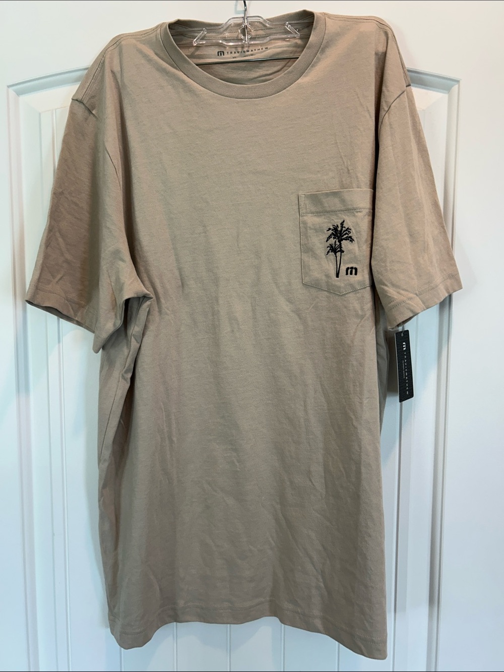 Travis Mathew Men’s Vineyard Tour T-shirt in Island Fossil